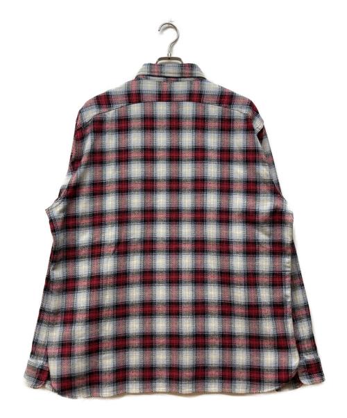 SUGAR CANE（シュガーケーン）SUGAR CANE (シュガーケーン) FICTION ROMANCE TWILL CHECK WORK SHIRTS ブルー×レッド サイズ:XXLの古着・服飾アイテム