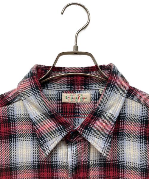 SUGAR CANE（シュガーケーン）SUGAR CANE (シュガーケーン) FICTION ROMANCE TWILL CHECK WORK SHIRTS ブルー×レッド サイズ:XXLの古着・服飾アイテム