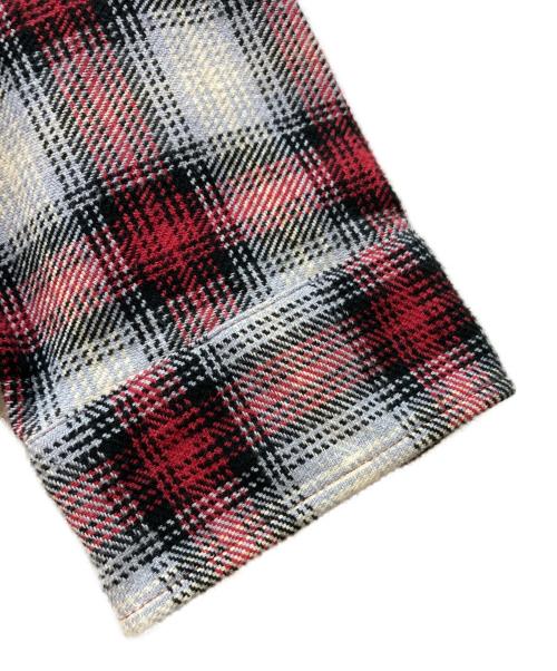 SUGAR CANE（シュガーケーン）SUGAR CANE (シュガーケーン) FICTION ROMANCE TWILL CHECK WORK SHIRTS ブルー×レッド サイズ:XXLの古着・服飾アイテム