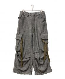 A.F ARTEFACT×ROYAL FLASH（エーエフ アーティファクト×ロイヤルフラッシュ）の古着「ワイドカーゴパンツ」｜グレー