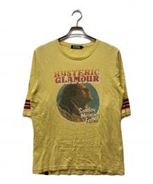 Hysteric Glamour（ヒステリックグラマー）の古着「Sunday Morning Fever 5分袖 Tシャツ」｜イエロー