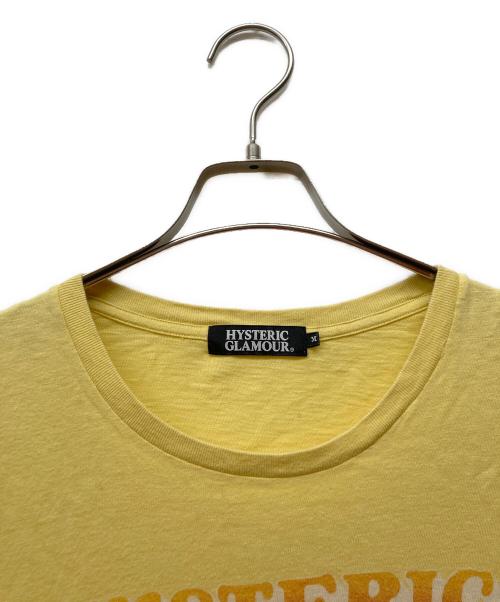 Hysteric Glamour（ヒステリックグラマー）Hysteric Glamour (ヒステリックグラマー) Sunday Morning Fever 5分袖 Tシャツ イエロー サイズ:Mの古着・服飾アイテム