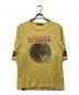 Hysteric Glamour（ヒステリックグラマー）の古着「Sunday Morning Fever 5分袖 Tシャツ」｜イエロー