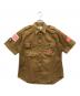 A BATHING APE（アベイシングエイプ）の古着「半袖シャツ」｜ブラウン
