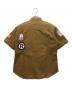 A BATHING APE (アベイシングエイプ) 半袖シャツ ブラウン サイズ:M：5000円