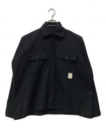 N.HOOLYWOOD（エヌ ハリウッド）の古着「コットンツイルポケットシャツ」｜ブラック