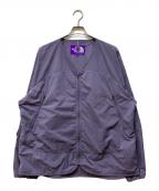 THE NORTHFACE PURPLELABELザ・ノースフェイス パープルレーベル）の古着「Nylon Ripstop Field Cardigan」｜パープル