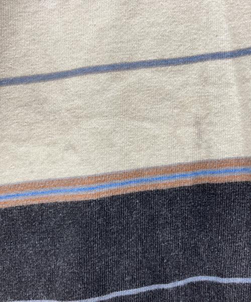 Quiksilver（クイックシルバー）Quiksilver (クイックシルバー) オールドボーダーTシャツ アイボリー×ブラック サイズ:Sの古着・服飾アイテム