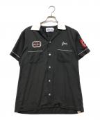 Cruisinクルージン）の古着「ボーリングシャツ」｜グレー