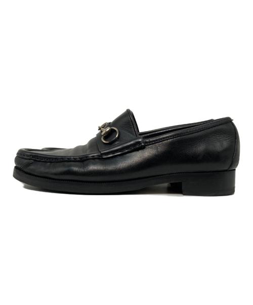 GUCCI（グッチ）GUCCI (グッチ) ホースビットローファー ブラック サイズ:SIZE 40 1/2の古着・服飾アイテム