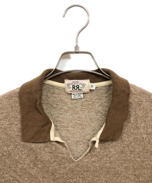 RRL（ダブルアールエル）RRL (ダブルアールエル) ポロシャツ ブラウン サイズ:Sの古着・服飾アイテム