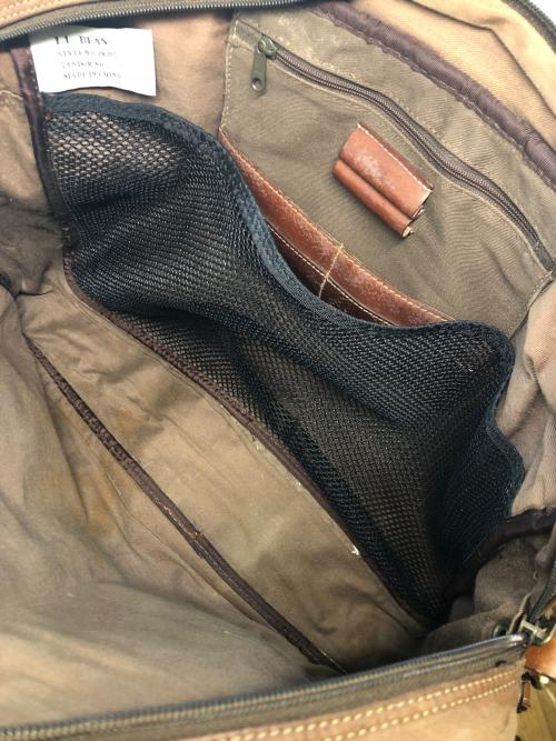 L.L.Bean（エルエルビーン）L.L.Bean (エルエルビーン) レザー2WAYバッグ ブラウンの古着・服飾アイテム