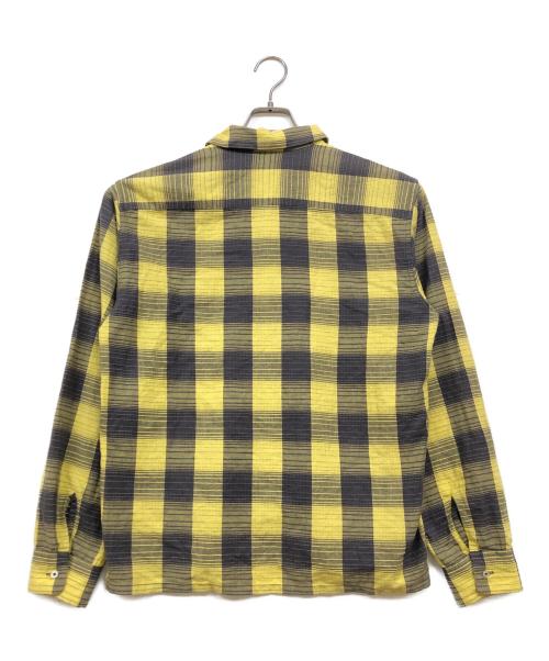 RATS（ラッツ）RATS (ラッツ) チェック長袖シャツ イエロー サイズ:Mの古着・服飾アイテム