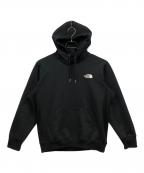 THE NORTH FACEザ ノース フェイス）の古着「Back Square Logo Hoodie」｜ブラック