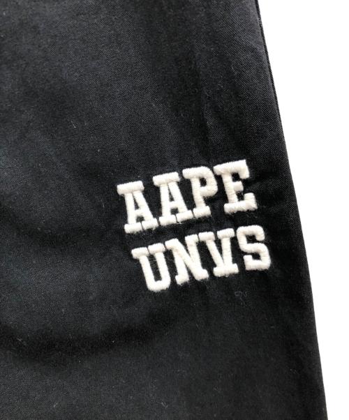 Aape BY A BATHING APE（エーエイプ バイ アベイシングエイプ）AAPE BY A BATHING APE (エーエイプ バイ アベイシングエイプ) ロゴワークパンツ ブラック サイズ:180/86Aの古着・服飾アイテム