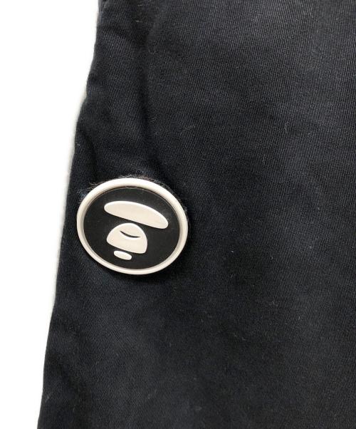 Aape BY A BATHING APE（エーエイプ バイ アベイシングエイプ）AAPE BY A BATHING APE (エーエイプ バイ アベイシングエイプ) ロゴワークパンツ ブラック サイズ:180/86Aの古着・服飾アイテム