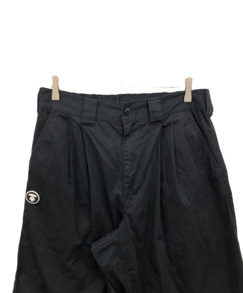 Aape BY A BATHING APE（エーエイプ バイ アベイシングエイプ）AAPE BY A BATHING APE (エーエイプ バイ アベイシングエイプ) ロゴワークパンツ ブラック サイズ:180/86Aの古着・服飾アイテム