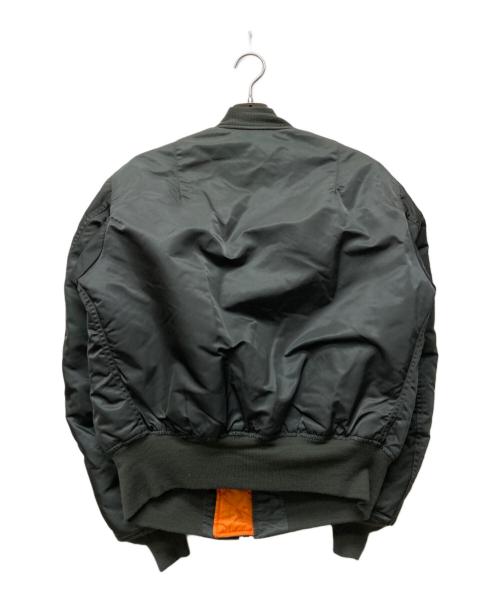 ALPHA（アルファ）ALPHA (アルファ) MA-1フライトジャケット グレー サイズ:Mの古着・服飾アイテム
