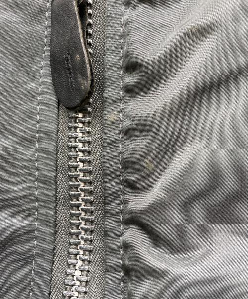 ALPHA（アルファ）ALPHA (アルファ) MA-1フライトジャケット グレー サイズ:Mの古着・服飾アイテム