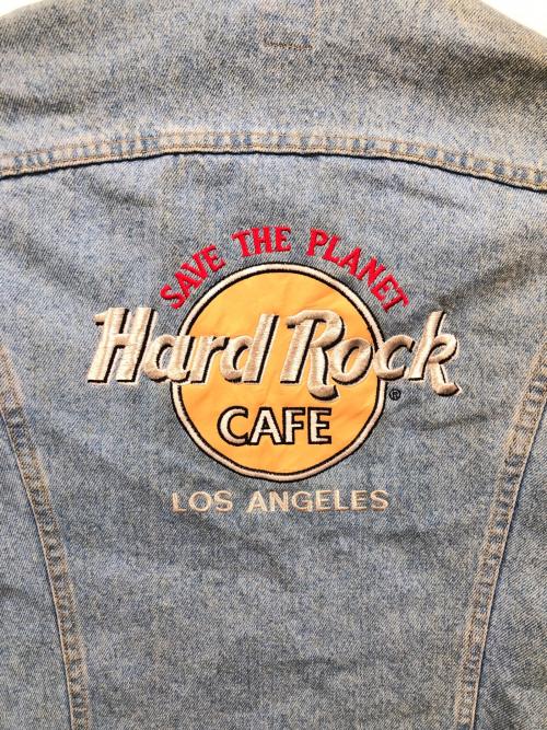 LEE（リー）LEE (リー) Hard Rock cafe (ハードロックカフェ) デニムジャケット ブルー サイズ:Mの古着・服飾アイテム