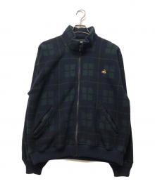 BROOKS BROTHERS（ブルックスブラザーズ）の古着「ブラックウォッチフリースジャケット」｜ネイビー