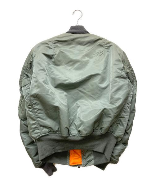 ALPHA（アルファ）ALPHA (アルファ) MA-1ジャケット グリーン サイズ:Mの古着・服飾アイテム