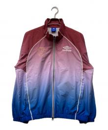 UMBRO×ATOMS（アンブロ×アトモス）の古着「グラデーション ライン トラックジャケット」｜レッド×ブルー