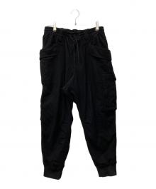 Y-3（ワイスリー）の古着「ウール フランネル カーゴパンツ」｜ブラック