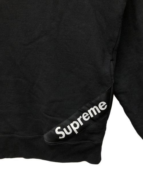 SUPREME（シュプリーム）Supreme (シュプリーム) CORNER LABEL HOODIE ブラック サイズ:Mの古着・服飾アイテム