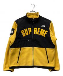 THE NORTH FACE×SUPREME（ザ ノース フェイス×シュプリーム）の古着「アーチロゴデナリフリースジャケット」｜イエロー×ブラック