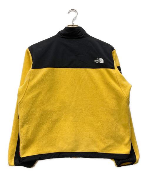 THE NORTH FACE（ザ ノース フェイス）THE NORTH FACE (ザ ノース フェイス) Supreme (シュプリーム) アーチロゴデナリフリースジャケット イエロー×ブラック サイズ:Mの古着・服飾アイテム