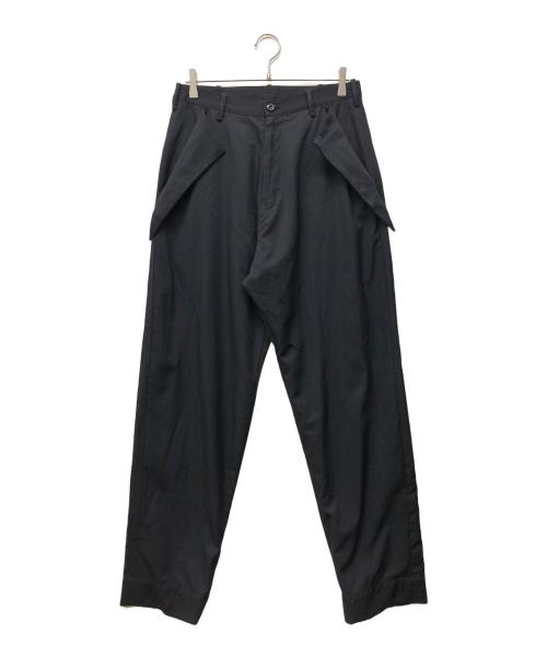 sulvam（サルバム）sulvam (サルバム) スラックス ブラック サイズ:Mの古着・服飾アイテム