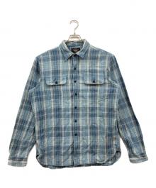 RRL（ダブルアールエル）の古着「ネルシャツ」｜ブルー