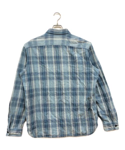 RRL（ダブルアールエル）RRL (ダブルアールエル) ネルシャツ ブルー サイズ:不明（実寸サイズをご確認ください）の古着・服飾アイテム