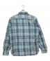 RRL (ダブルアールエル) ネルシャツ ブルー サイズ:不明（実寸サイズをご確認ください）：15000円