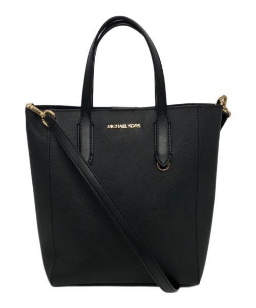 MICHAEL KORS（マイケルコース）MICHAEL KORS (マイケルコース) VINCENT トート ウィズ カードケース アタッチ スモール ブラックの古着・服飾アイテム