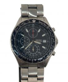 SEIKO（セイコー）の古着「パイロット クロノグラフ（フライトマスター」｜ブラック
