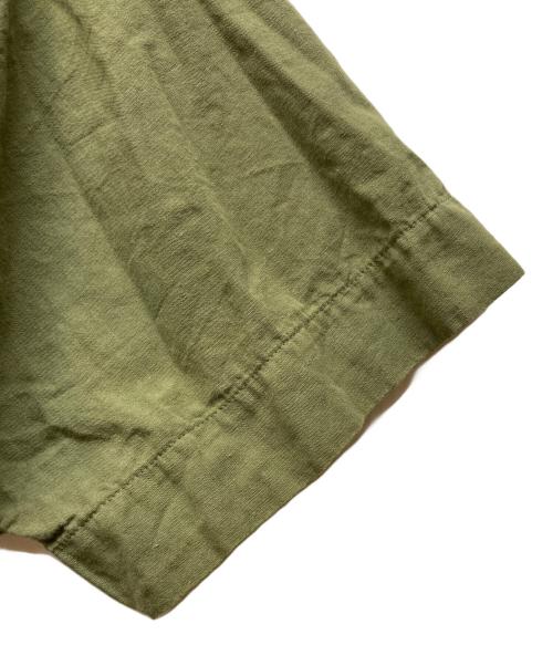 MHL（エムエイチエル）MHL (エムエイチエル) COTTON LINEN SHIRTING グリーン サイズ:Mの古着・服飾アイテム