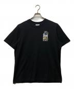 CASABLANCAカサブランカ）の古着「La Night Printed T-Shirt」｜ブラック