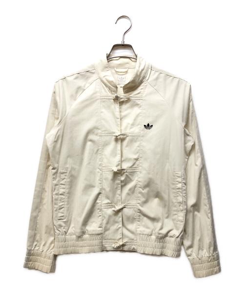 adidas Originals（アディダスオリジナル）adidas originals (アディダスオリジナル) チャイナボタンジャケット アイボリー サイズ:38の古着・服飾アイテム
