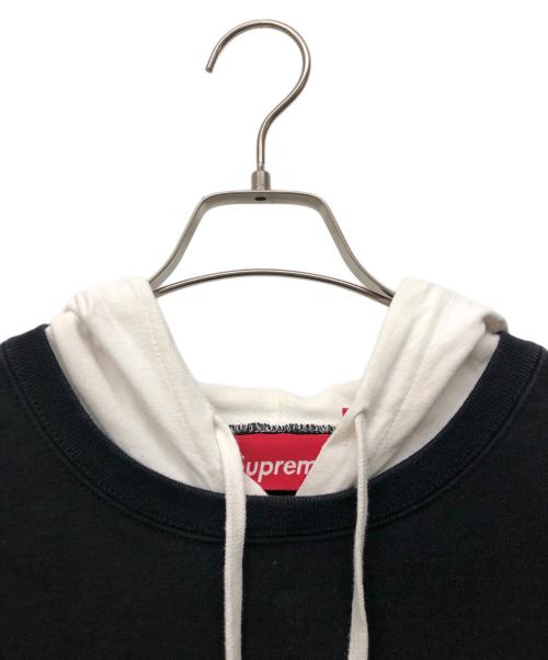 SUPREME（シュプリーム）Supreme (シュプリーム) ロゴパーカー ブラック サイズ:Lの古着・服飾アイテム