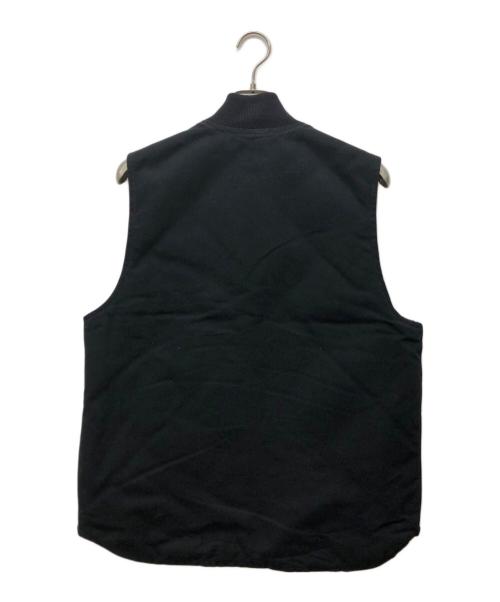 CarHartt（カーハート）CarHartt (カーハート) ダック ワークベスト ブラック サイズ:Mの古着・服飾アイテム