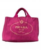 PRADAプラダ）の古着「CANAPA 2way bag」｜ピンク