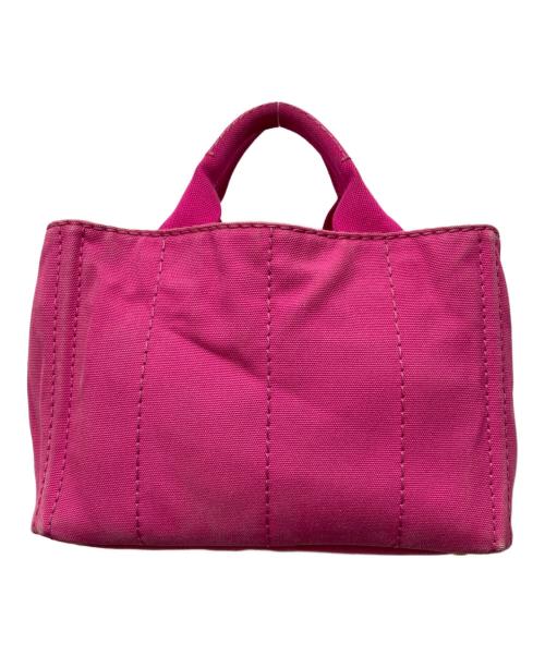 PRADA（プラダ）PRADA (プラダ) CANAPA 2way bag ピンクの古着・服飾アイテム