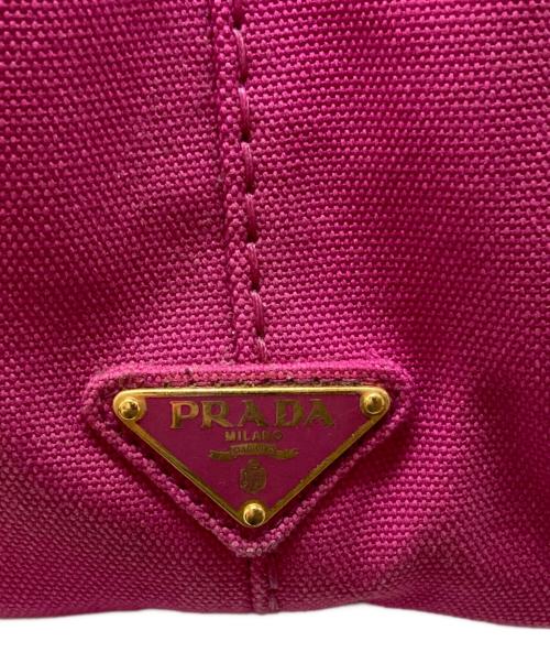 PRADA（プラダ）PRADA (プラダ) CANAPA 2way bag ピンクの古着・服飾アイテム