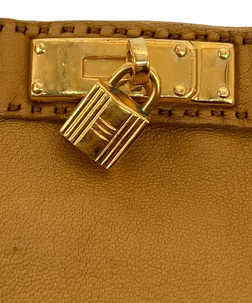 HERMES（エルメス）HERMES (エルメス) ケリーレザーグローブ ブラウンの古着・服飾アイテム