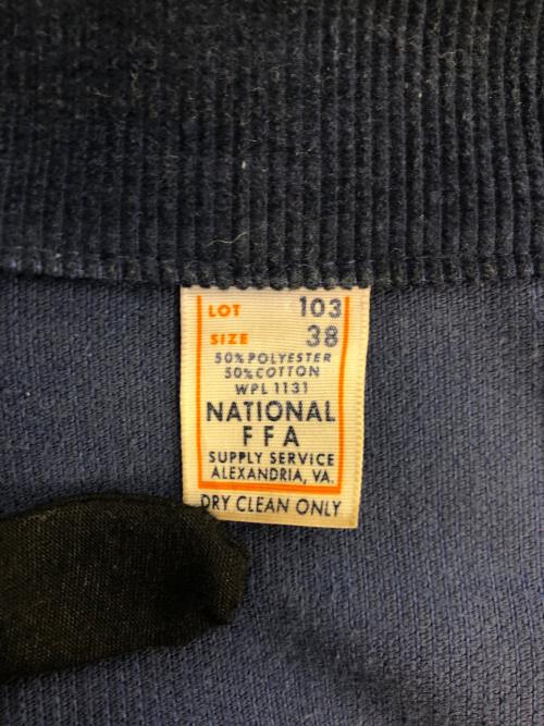 NATIONAL FFA（ナショナル・エフエフエー）NATIONAL FFA (ナショナル・エフエフエー) コーデュロイジャケット ネイビー サイズ:38の古着・服飾アイテム