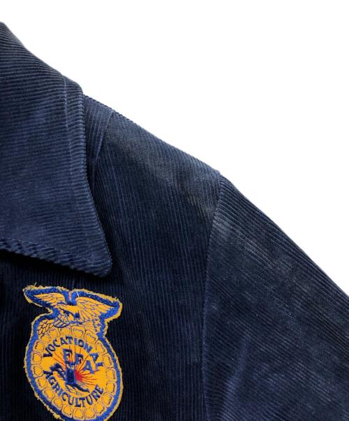 NATIONAL FFA（ナショナル・エフエフエー）NATIONAL FFA (ナショナル・エフエフエー) コーデュロイジャケット ネイビー サイズ:38の古着・服飾アイテム