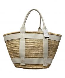 DEMELLIER（デメリエー）の古着「MAXI SANTORINI」｜ベージュ×ホワイト