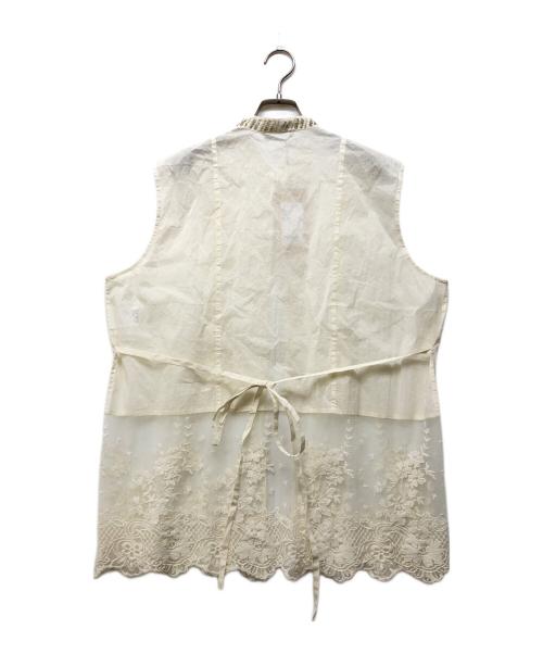 Curensology（カレンソロジー）Curensology (カレンソロジー) オーガンビジューブラウス ホワイト サイズ:F 未使用品の古着・服飾アイテム